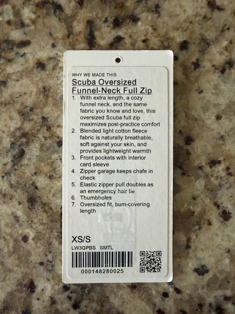 lululemon storm teal full zip funnel neck scuba - Picture 5 of 5